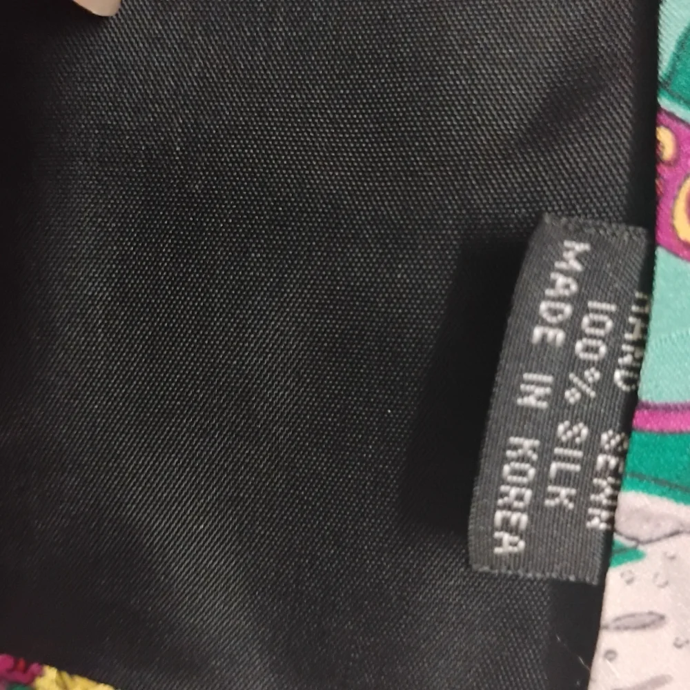 Vintage 1993 Nicole Miller Novelty Golf Print Tie One Size
